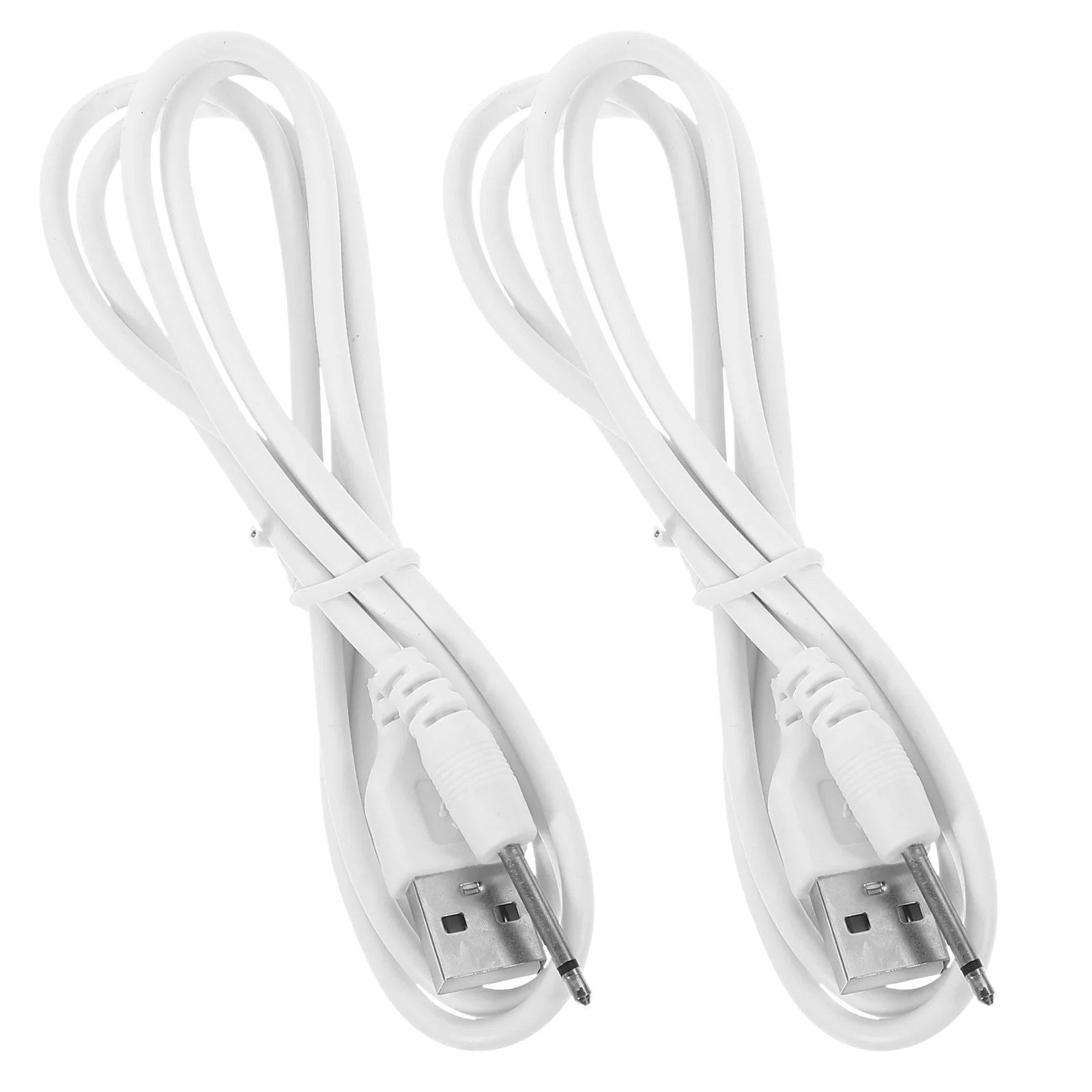 

2 Pcs Dc Charging Cable Replacement Desk Lamp Long-lasting Cord Copper 25mm