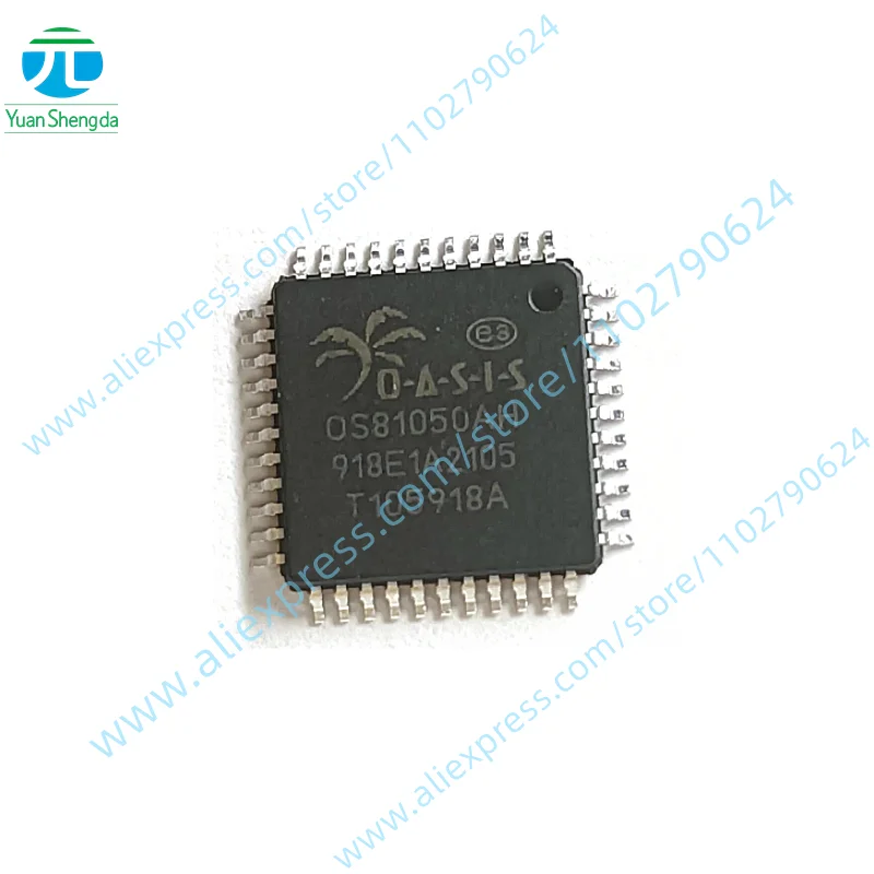 

2PCS New Original Automotive chip Audi audio optical fiber driver chip QFP-44 OS81050AH