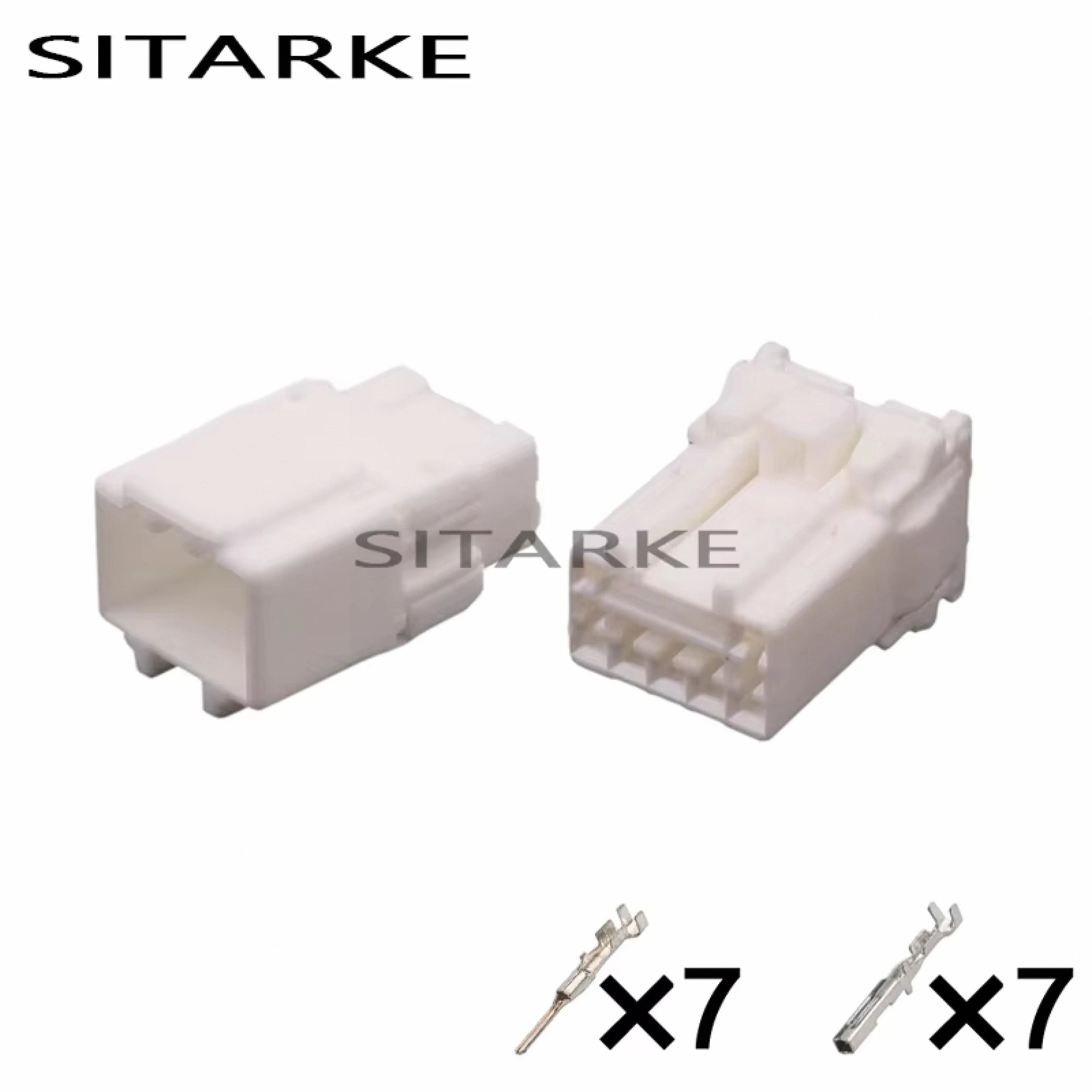 1 Set 7 Pin Car Unsealed Adapter Auto Electrical Connector Automobile Wire Cable Plug Socket PH845-07020 PH841-07010 PH845-07010