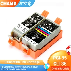 Sky PGI-35 PGI35 CLI-36 CLI36 Compatible Printer Ink Cartridge for Canon PIXMA IP100 iP110 IP100B TR150 Printer
