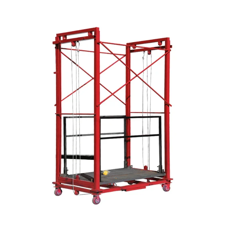 Multiple Models Foldable Electric Scaffold Lift,Mobile Electric Lifting Scaffold,Folding Foldable 6m Electric Scaffolding