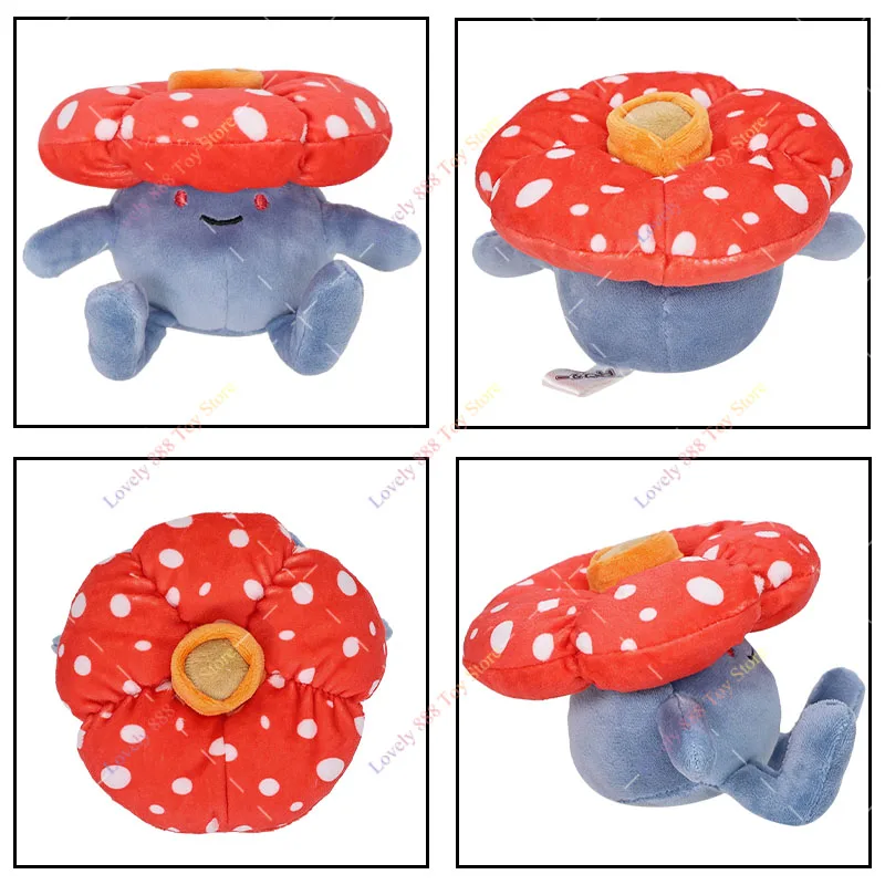 Hot Sale Anime Plush Wooper Gloom Vileplume Fit Series Stuffed Peluche Toys Cute Shinx Hisuian Zorua Soft Kids Dolls Gifts