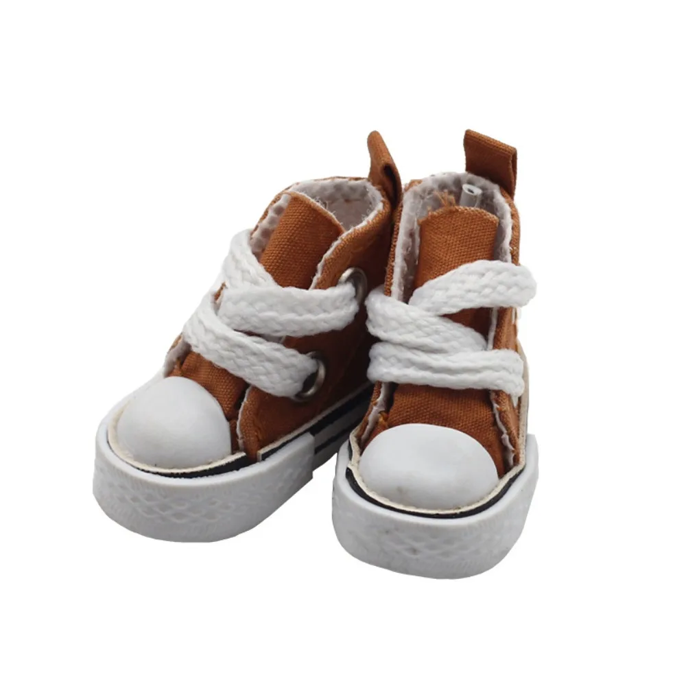 

New 3.5CM Doll Shoes 10CM Cotton Doll Hand-made Canvas Shoes DIY 1/8points BJD Doll Toy Accessories Doll Toys