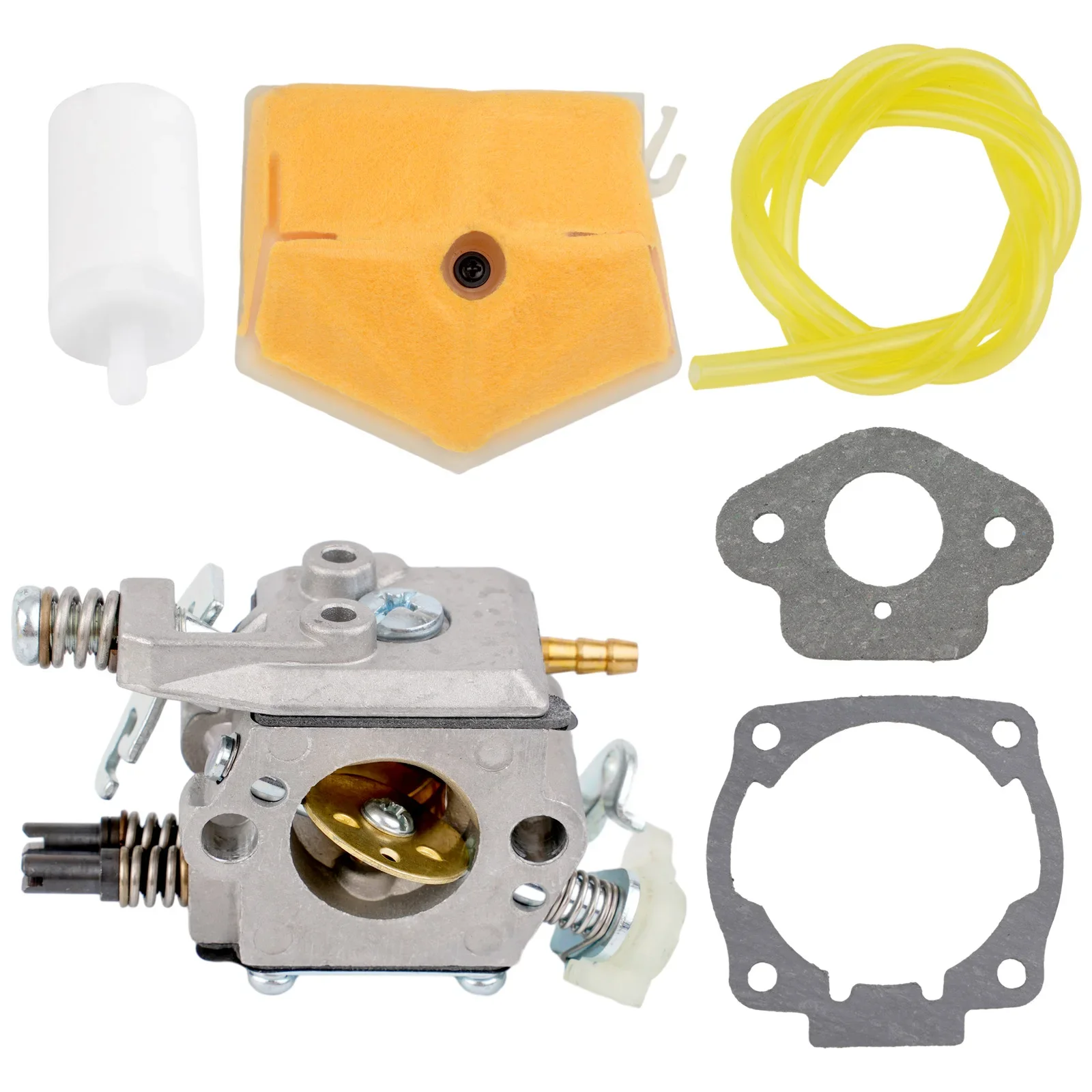 1 Set Carburetor Kit For Husqvarna- 50 51 55 Chainsaw Accessories Air Filter Fuel Line Spark Plug- Gaskets Garden Tools