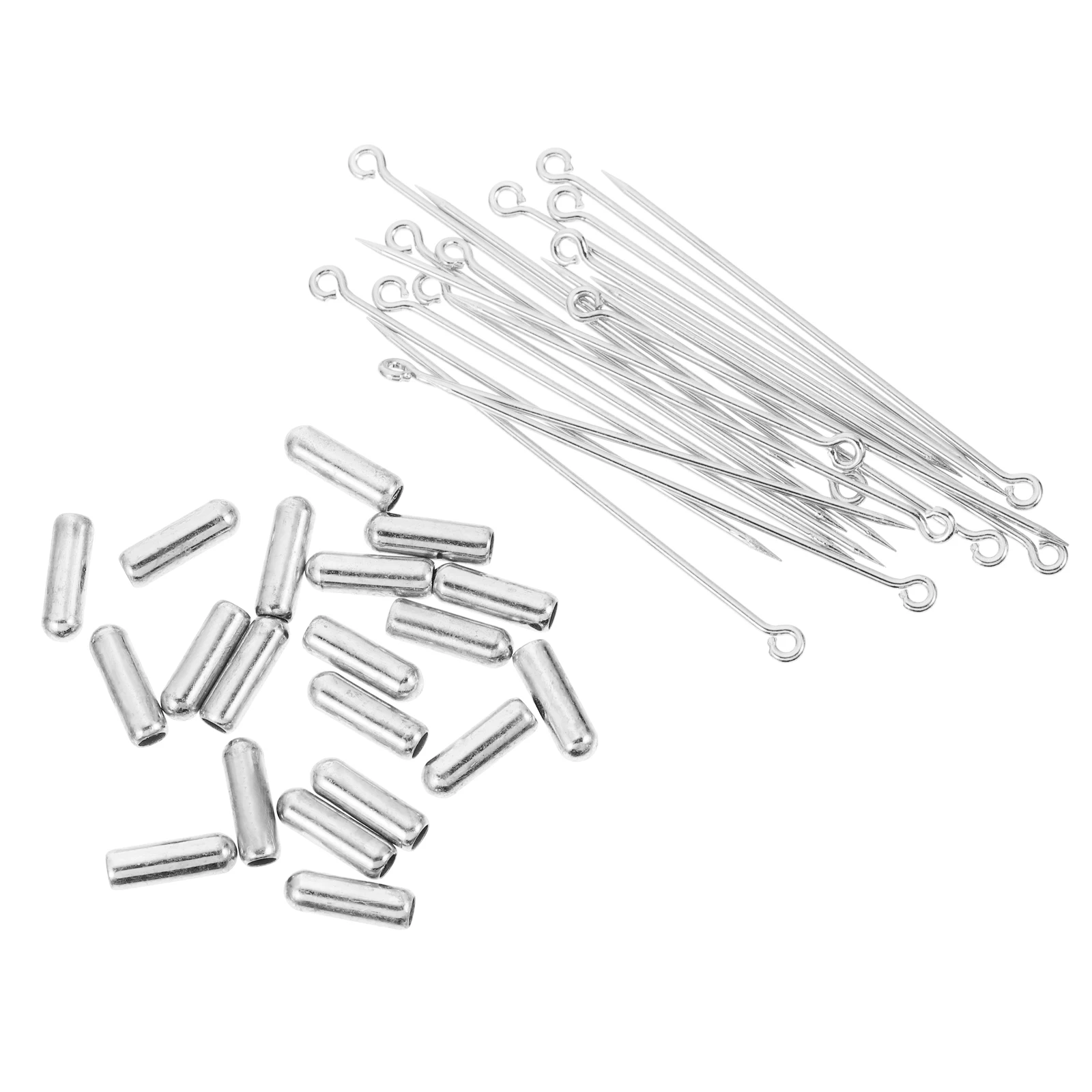 

20pcs Copper Brooches Safety Breast Clothing Diy Accessories Long Needle Pins For Wedding Party Decorations Hat Shawl Dress