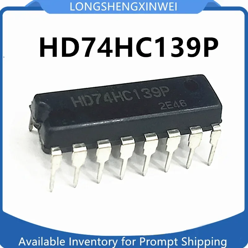 1PCS HD74HC139P 74HC139 Direct DIP-16 New Original Decoder IC in Stock
