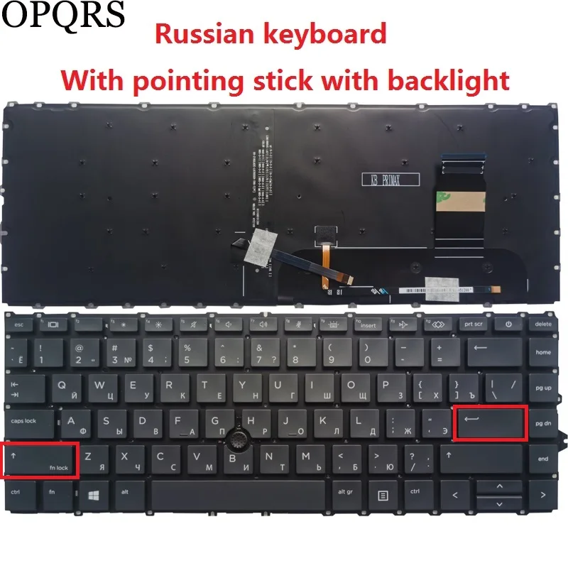 NEW FOR HP Elitebook 840 G7 G8 745 G7 Russian/US/UK/Spanish/Latin/Nordic laptop keyboard With pointing stick NO frame