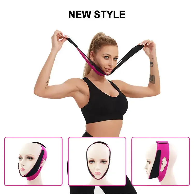 Double Chin Face Bandage Slim Lift Up Anti Wrinkle Mask Strap Band V Face Line Belt Women Slimming Thin Facial Beauty Tool