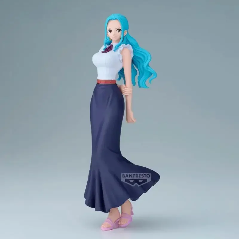 En Stock Bandai BANPRESTO DXF une pièce la série GRANDLINE EXTRA NEFELTARI VIVI bureau mignon Anime figurine modèle jouets
