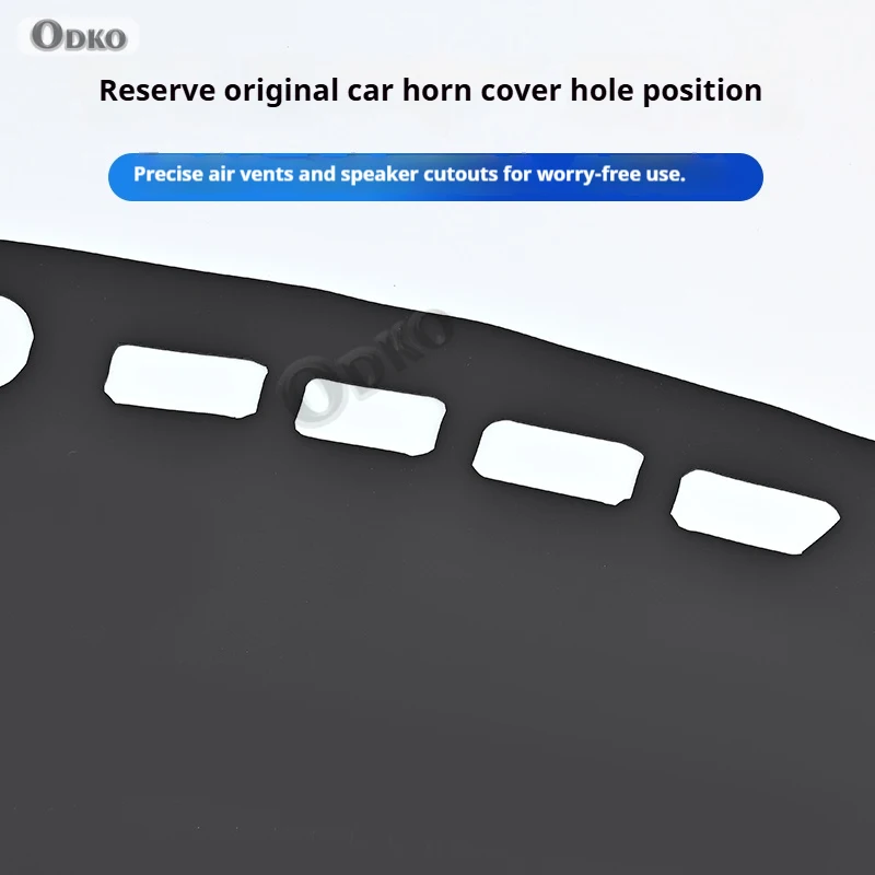 ل MG ONE الجلود لوحة سيارة الشمس الظل حصيرة أداة مكتب عدم الانزلاق غطاء إكسسوارات جلدية القوالب الداخلية #4