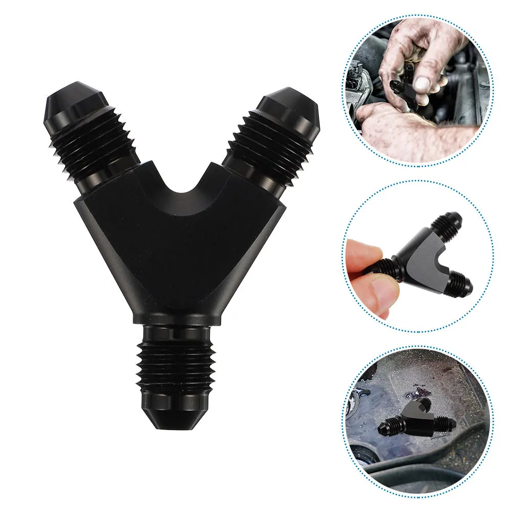 

Y-Shaped Aluminum Fuel Hose Adapter 4 An Female Splitter Durable Connector For Fuel Line Modifications Engine System Performance
