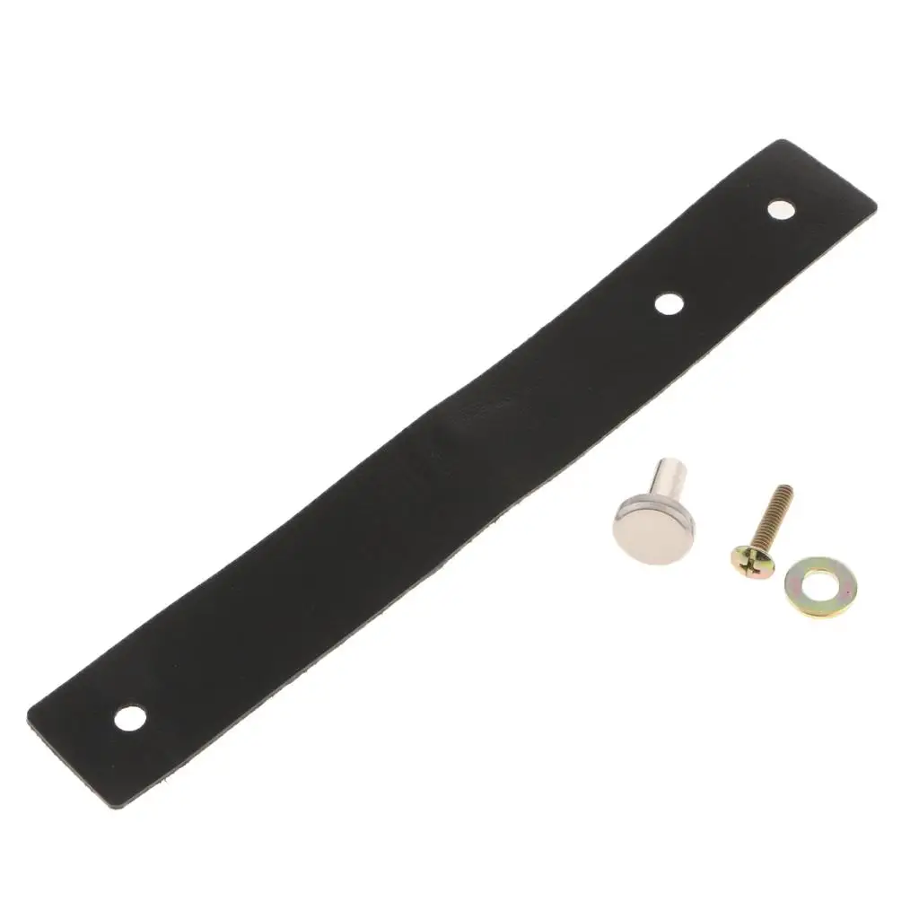 Handmade Leather Drawer Pulls Cabinet Cupboard Handle Door Pull for Closets Bathrooms Workroom