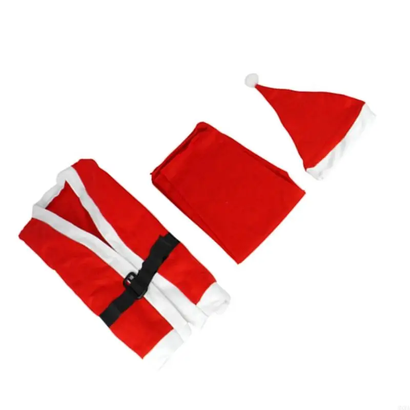 

MXMA Рождественский косплей Санта -костюм и аксессуары для взрослых Комфортно рождественская вечеринка.