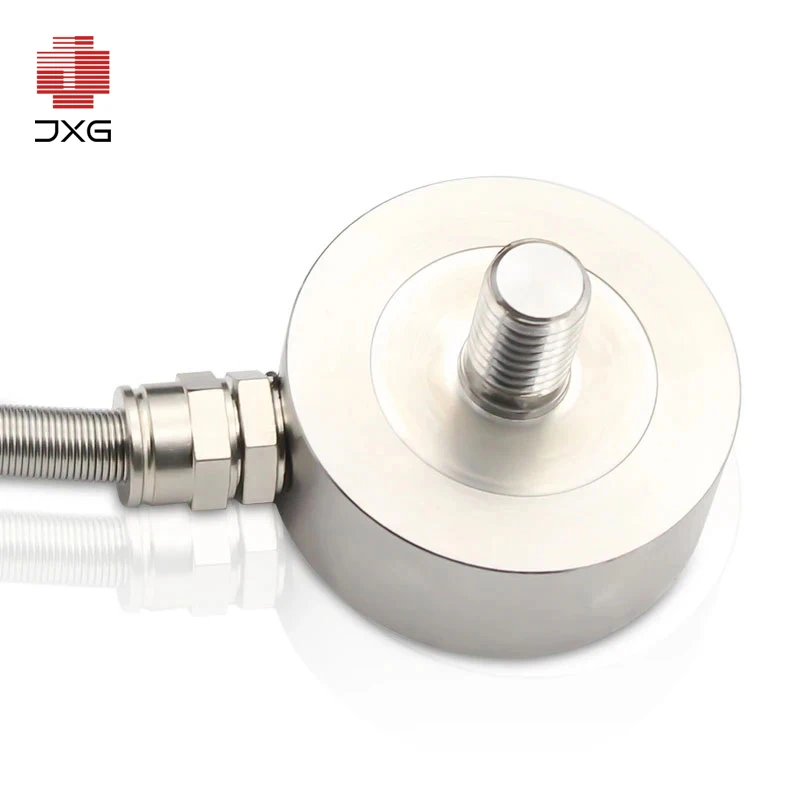 

High-Accuracy Miniature Load Cell 5t, Small Size Force Sensor for Weighing & Press, Threaded Rod Tension 200-500kg