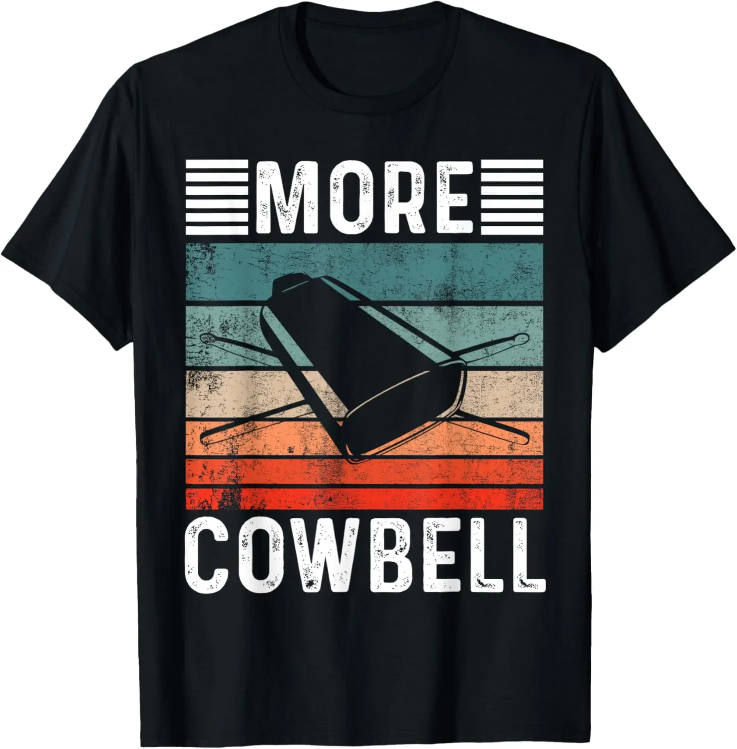 

Винтажная футболка More Cowbell Drummer Drums Player Drumming
