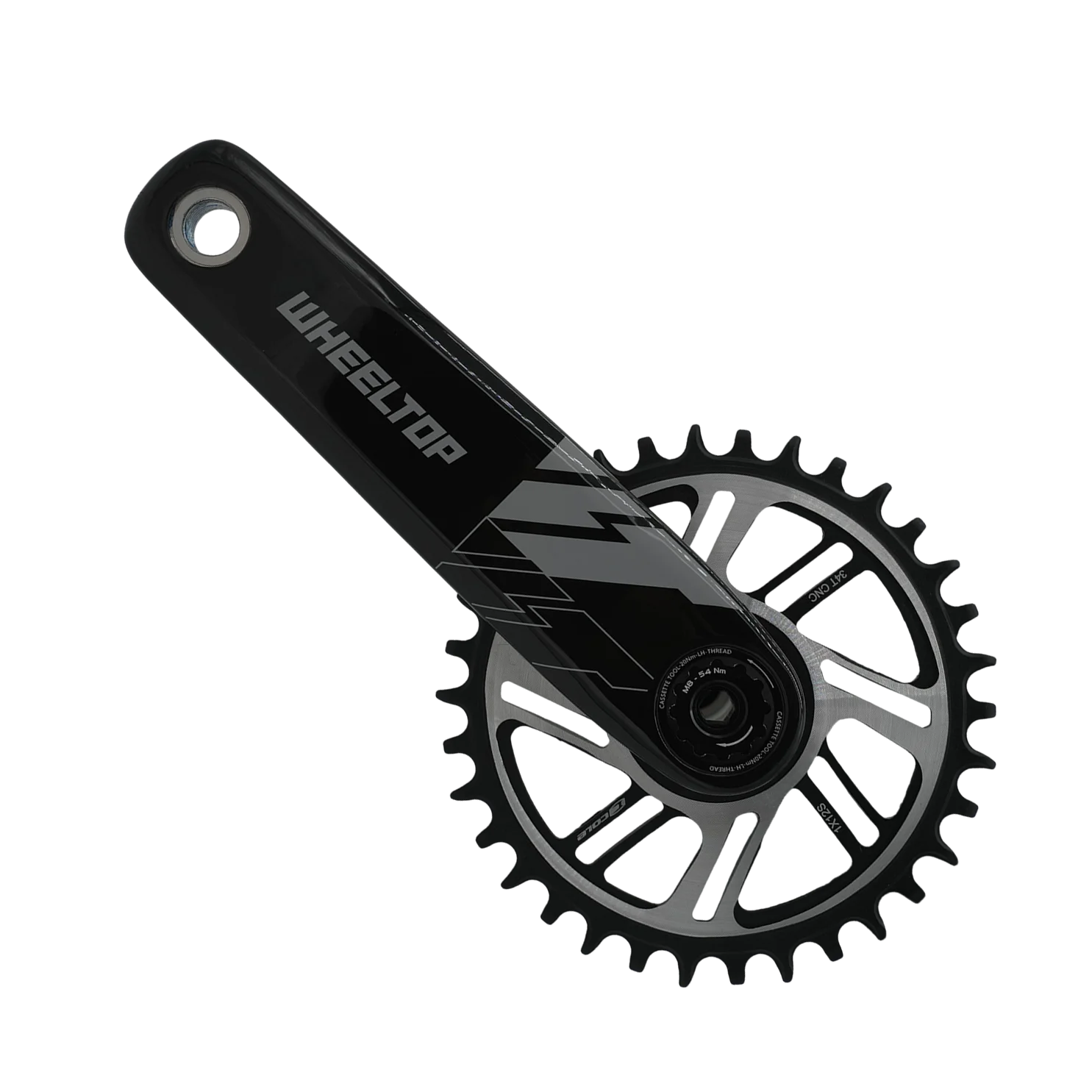 Ultra Light Road Bike Carbon Fibre Crank Arm Direct Mount Freewheel 152mm Length 34-42T Chainwheel Teeth For BMX Cruisers Kids'