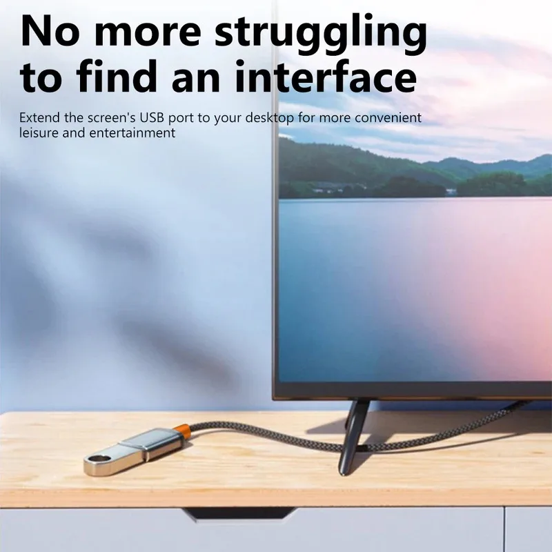 6A USB 3.0/2.0 USB Extension for Smart Laptop PC TV Xbox One SSD  Cable Extender Cord Mini Fast Speed Cable