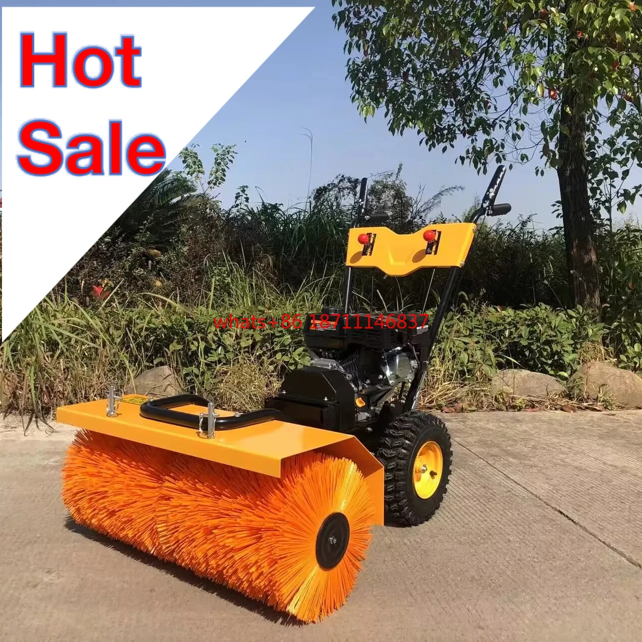 Hot sale in Professional machine Cheap Brush Snow Blower snowplow