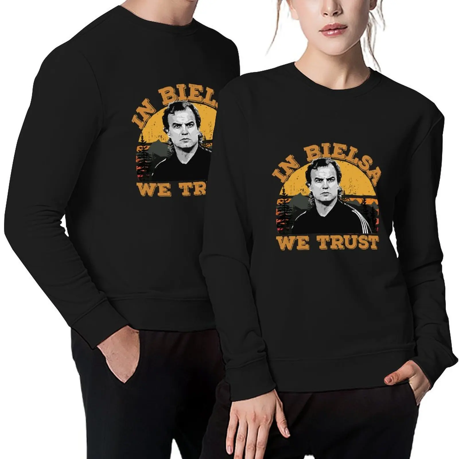 

in marcelo bielsa we trust Pullover male clothes japanese style winter clothes autumn new hoodies and sweatshirts