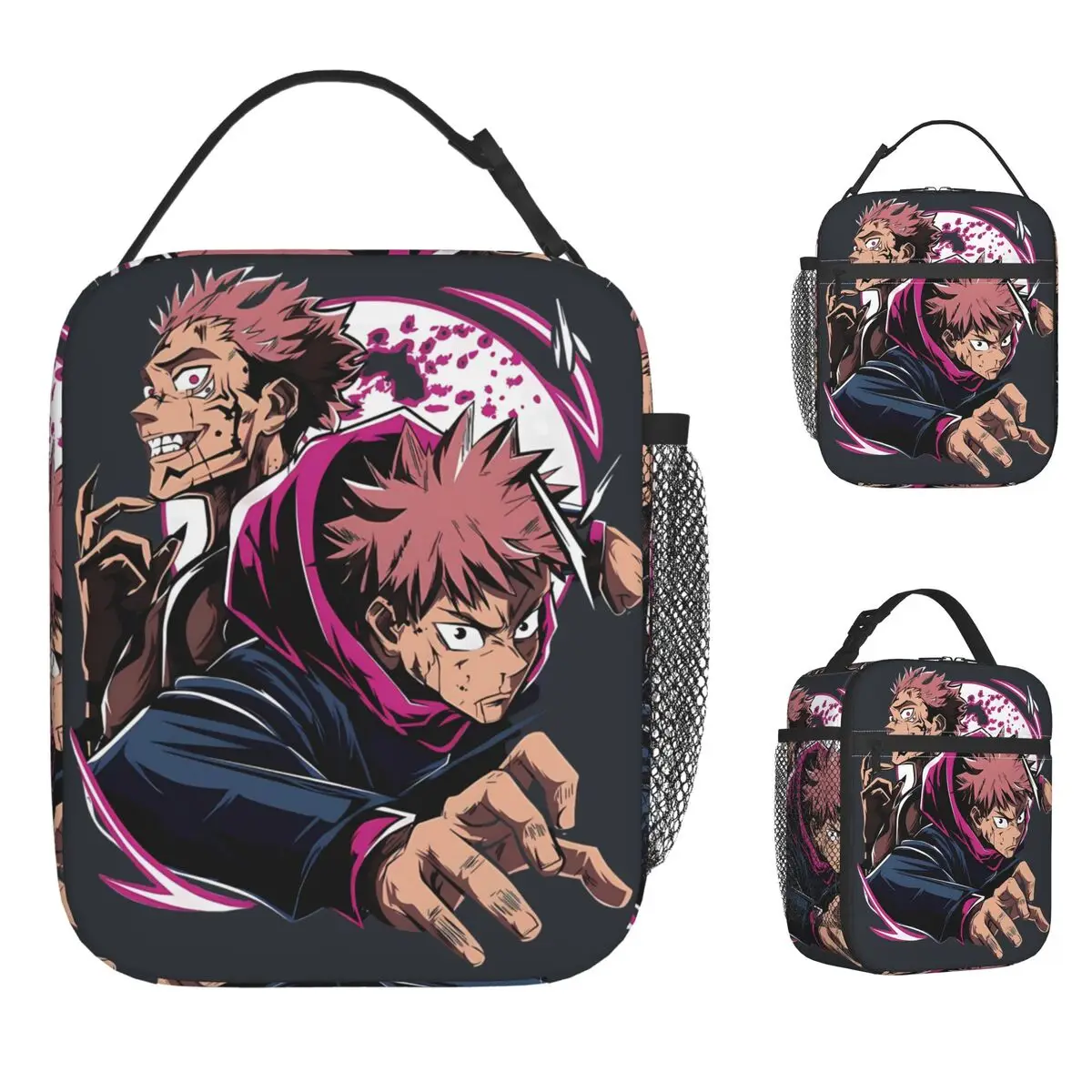 

Manga Jujutsu Kaisened Ryomen Sukuna Anime Lunch Bag Jujutsu Kaisen Lunch Box Child Cooler Bag Oxford Thermal Tote Handbags