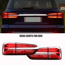 Car Rear Lights For SAIC Roewe RX8 Tail Parking Lamp Warning Lights Rear Turn Signal LED Top Outside or Inner Light Accessories