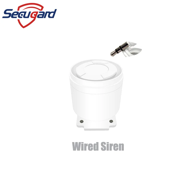 Wired Siren Mini 120dB Indoor Horn Sound Alarm Loud Buzzer Speaker Anti-theft DC12V For Our Home Security Burglar Alarm System