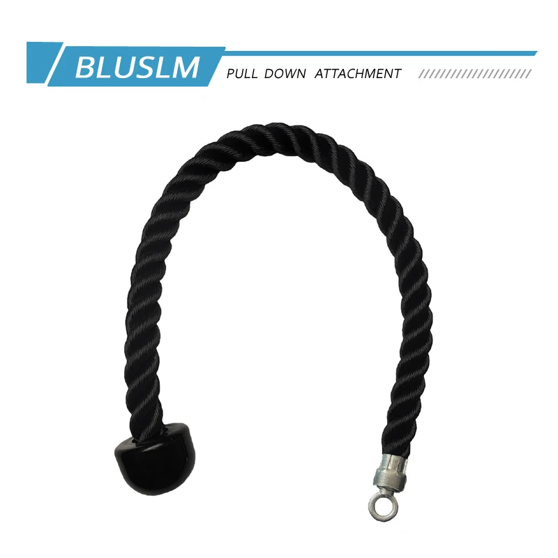 Home Gym Pulley System Attachment  Tricep Rope Cable Attachment, Tricep Pull Down Rope for
