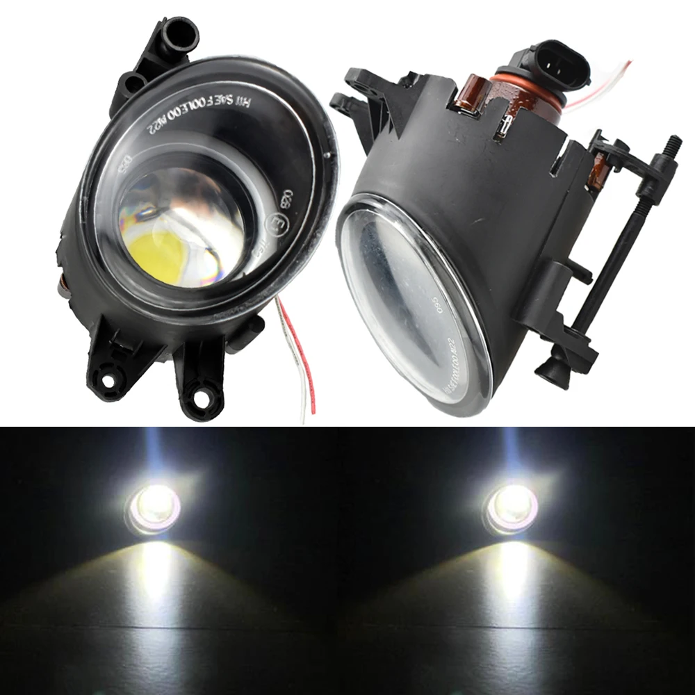 1 Pair Superior Quality LED Fog Light Fog Light With Angel Eye For Audi A4 B6 2001 2002 2003 2004 2005 RS4 Front Led Fog lamp