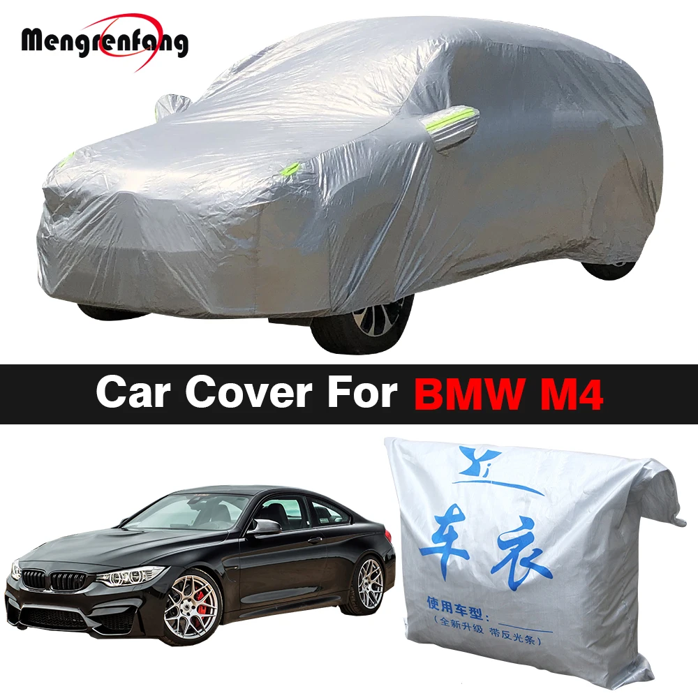 

Outdoor Car Cover Auto Anti-UV Sun Shade Rain Snow Prevent Cover Windproof For BMW M4