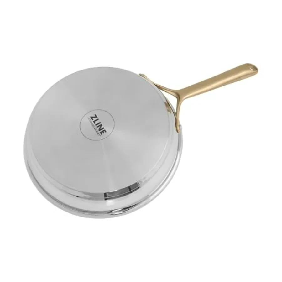 طقم أواني طهي من الفولاذ المقاوم للصدأ غير سام مكون من 10 قطع (CWSETL-ST-10)