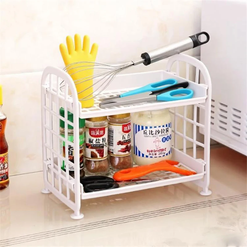 

1Pc Desktop Folding Makeup Storage Rack Shelf Cosmetic Storage Finishing Dormitory Bathroom Kawaii Double Layer Storage Rack