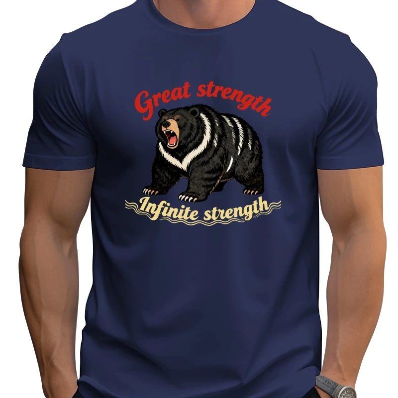 

Футболка с рисунком медведя из мультфильма, повседневная футболка унисекс с короткими рукавами, свободный топ большого размера в стиле уличный хип-хоп, топ из 100% хлопка