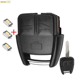 Car Remote Key Shell For Vauxhall / Opel / Holden Astra Zafira Vectra Frontera Omega Key Cover Replacement Fob Case Repair Kit