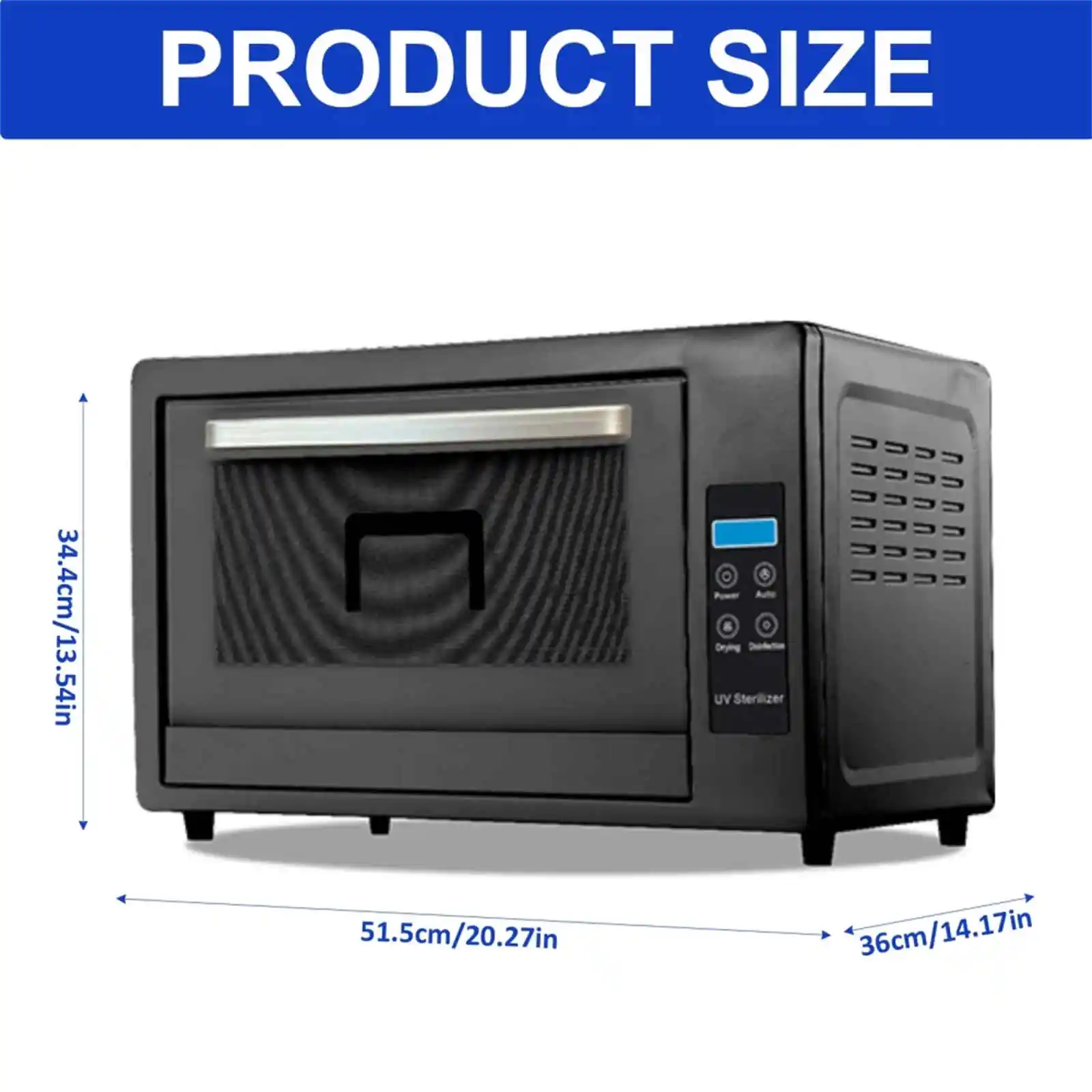 Reinigingsmachine voor nagelgereedschap, UV-lichte nagelreinigermachine, 48L reinigingskast voor manicuregereedschap, salonuitrusting