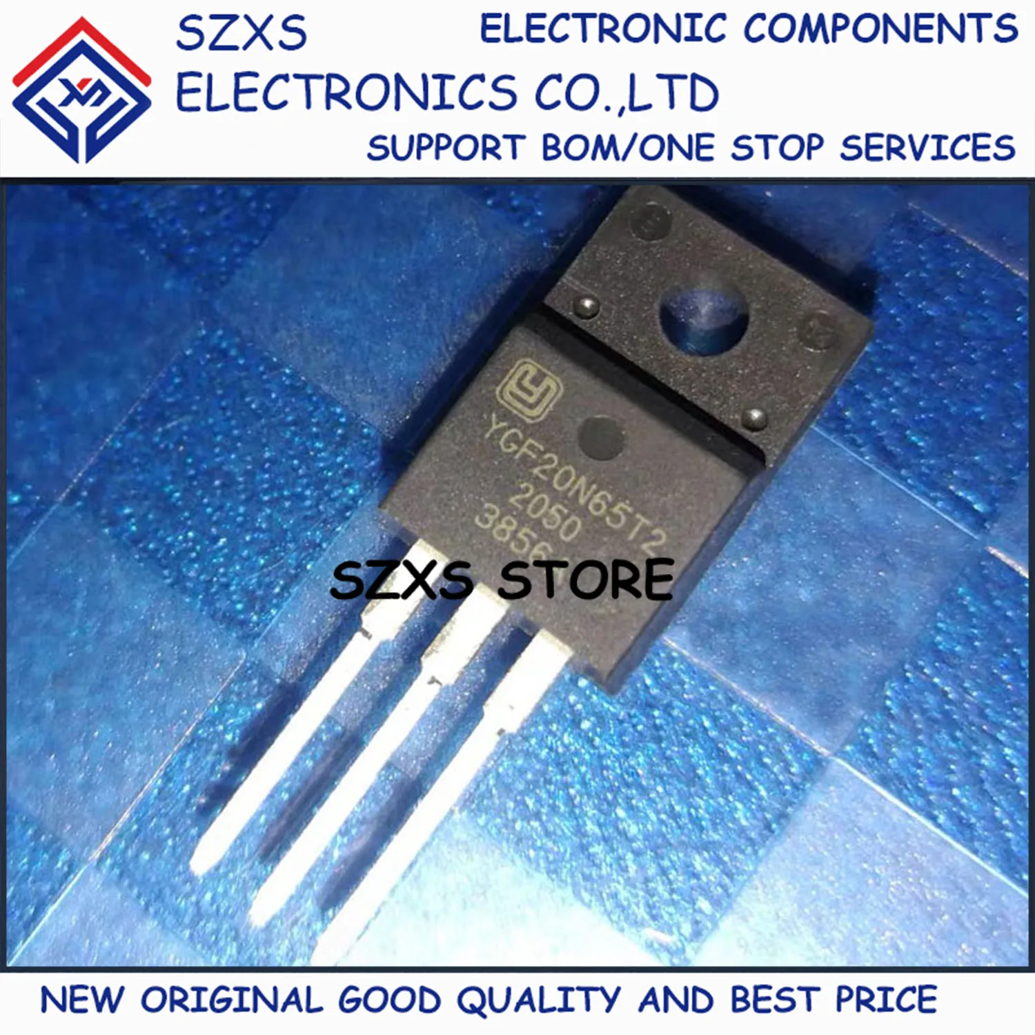 

New Original 10Pcs YGF20N65T2 TO-220F 650V 20A IGBT MOSFET Field-Effect Transistor In Stock Electronic Components Good Quality