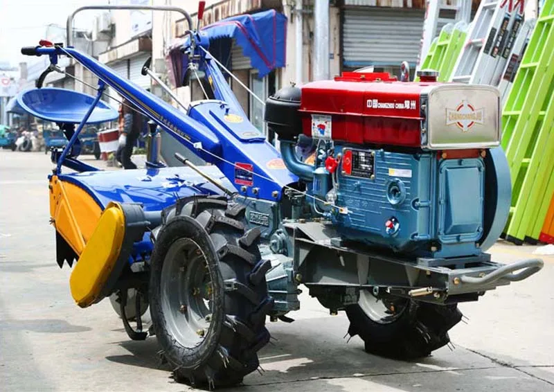 22HP Power Tiller Hand Walking Behind Tractor with rotary tiller