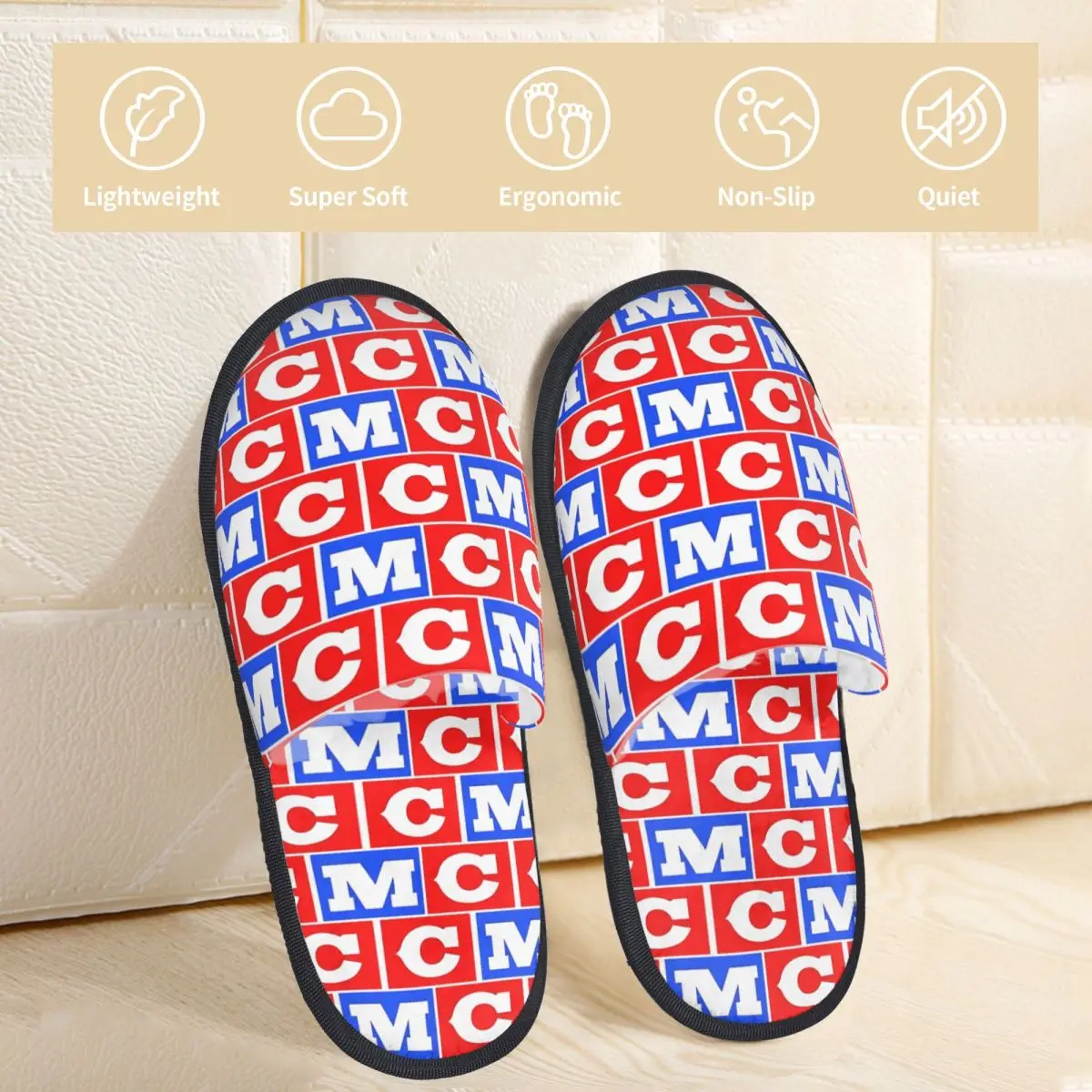 Winter Home Cotton Slippers CCM Canada Logo Ice Hockey Merch Household Fur Slippers Slides Indoor Soft Anti-skid Slides