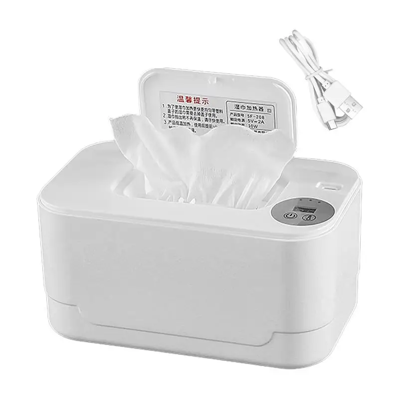 

USB Portable Baby Wipes Heater Thermal Warm Wet Towel Dispenser Napkin Heating Box Cover Home Car Mini Tissue Paper Warmer