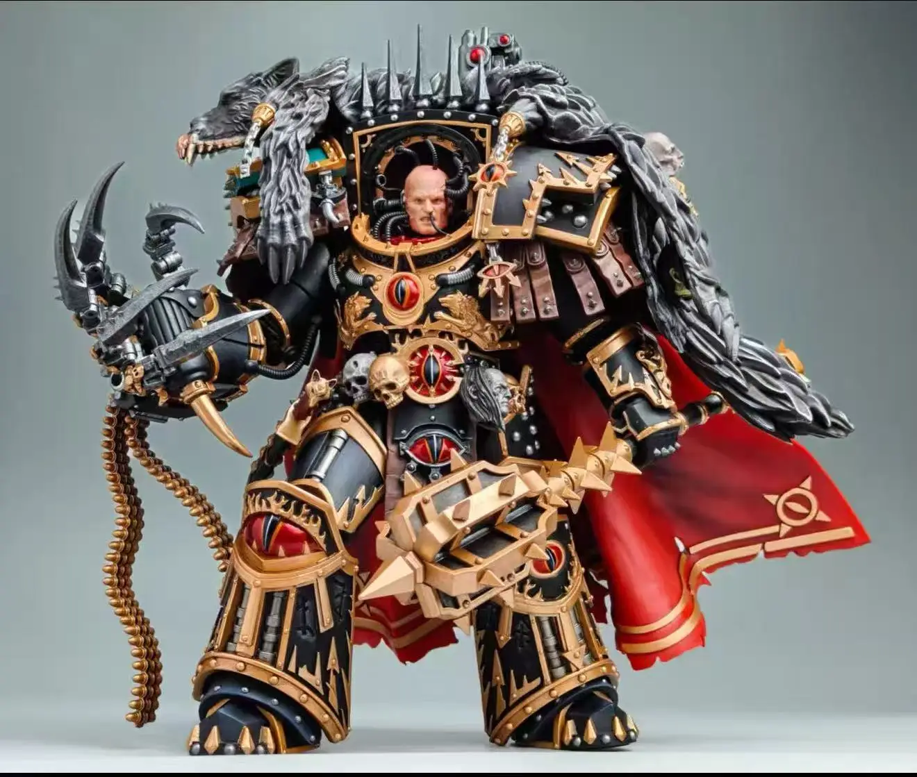 【ZW】Auf Lager JOYTOY Warhammer 40K 1/18 Actionfigur Sons of Horus Warmaster Horus