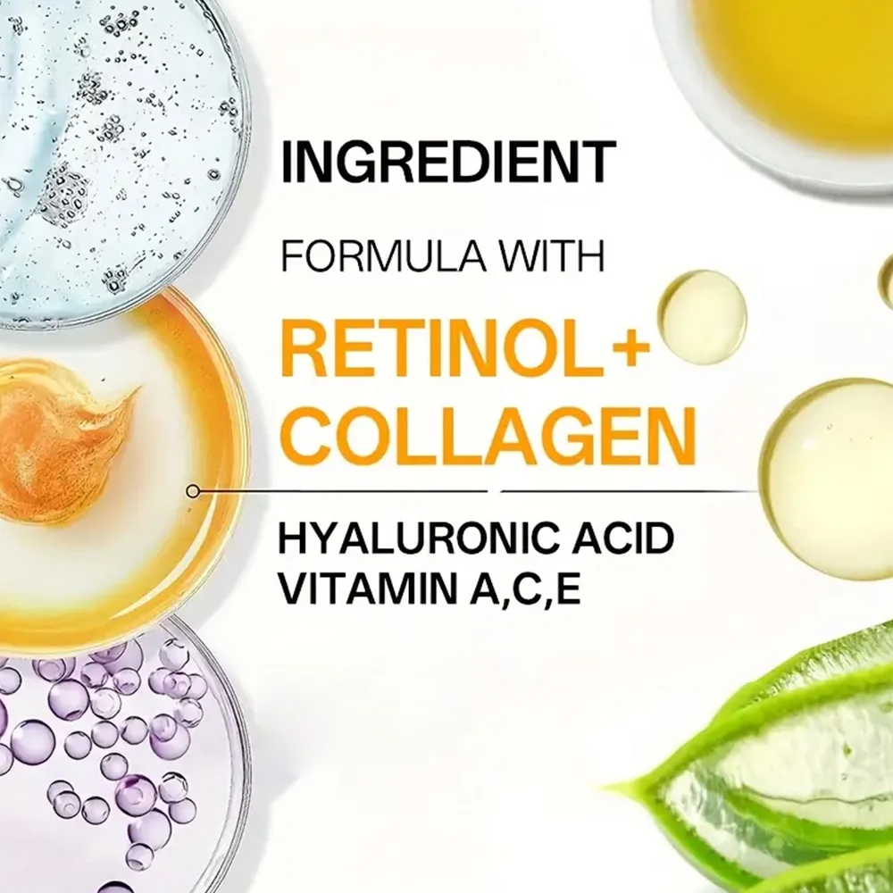 SEYHZE Retinol & Collagen Moisturizing Cream with Resveratrol HA & Niacinamide 40g/70g Day Night Anti-Aging Skin Care for Men Wo