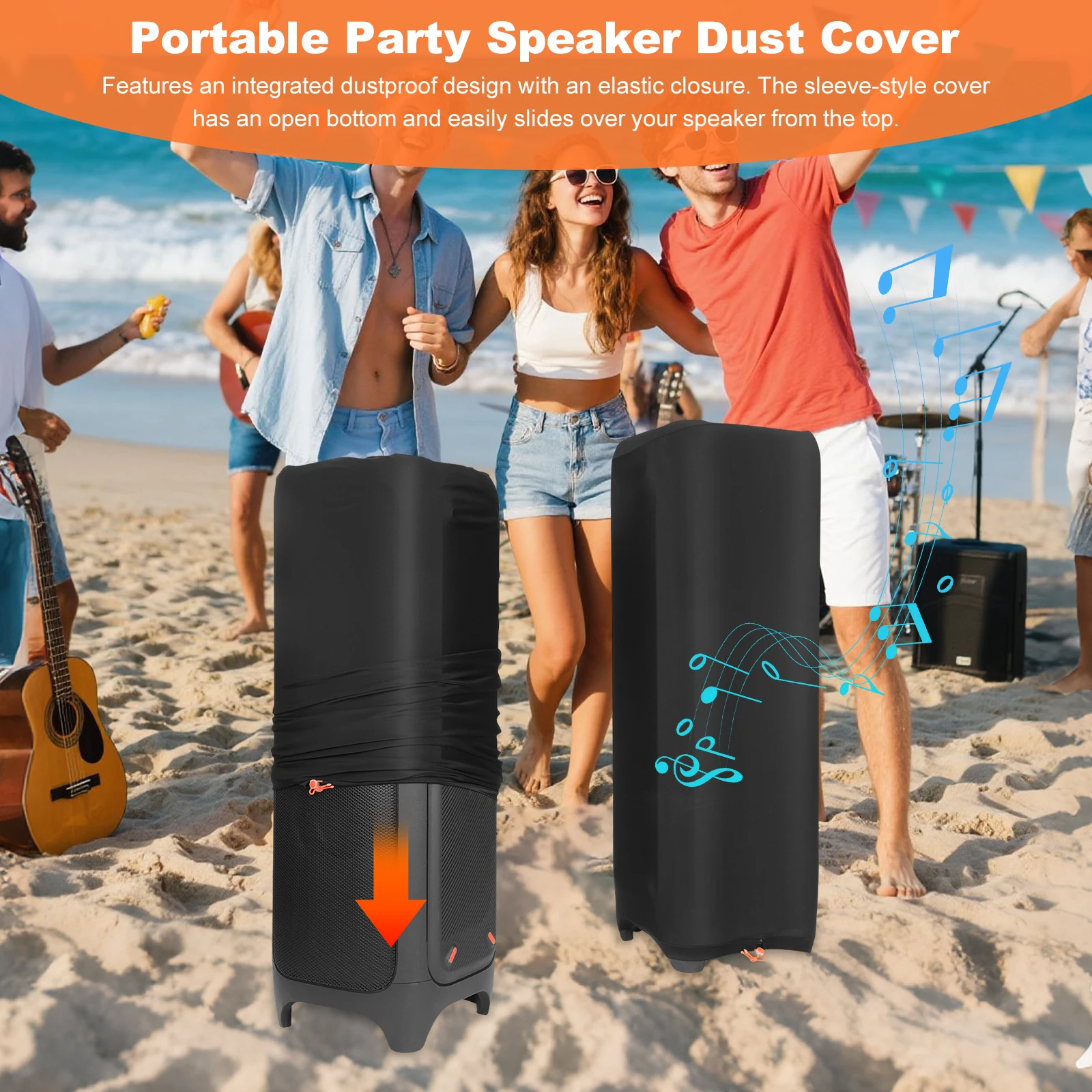 Portable Speaker Dust Cover for JBL PARTYBOX 310/320/120/520/710/720/1000/Ultimates  Speaker Travel Protective Storage Sleeve view 4