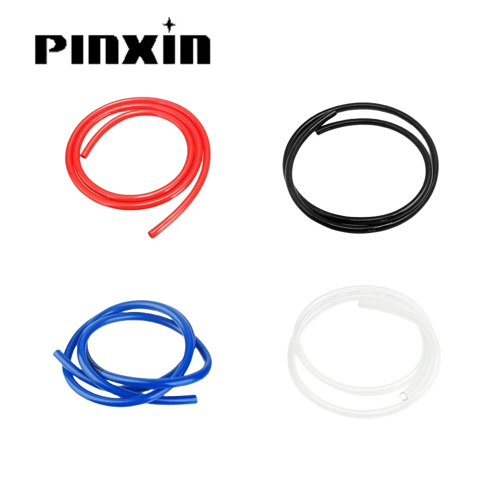 PINXIN Motorcycle Oil Supply Pipe 1M Red Motorcycle Dirt Bike Fuel Gas Oil Delivery Tube Hose Line Petrol Pipe 5mm I/D 8mm O/D