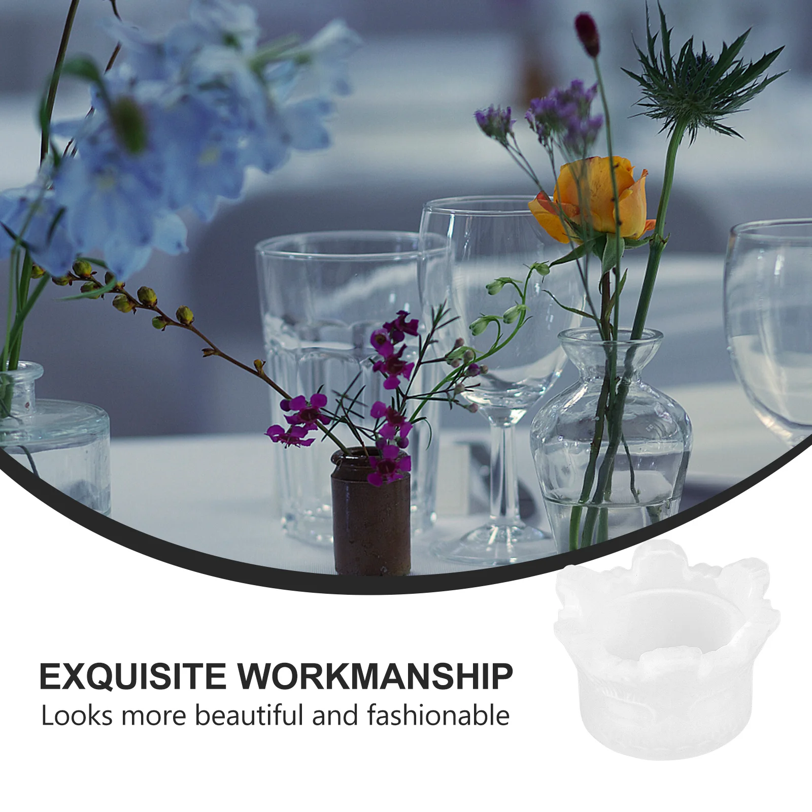 

1Set Crystal Crown Jewelry Box Mold Silicone DIY Storage Box Mould for Epoxy Resin Crafting Smooth Flexible Safe Odorless Easy