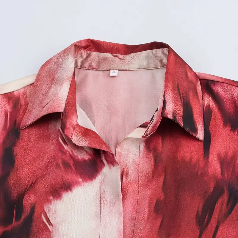 2025년 봄 여성 패션 벨트와 함께하는 다용도 미디 실크 새틴 드레스, 출퇴근 스타일 긴 소매