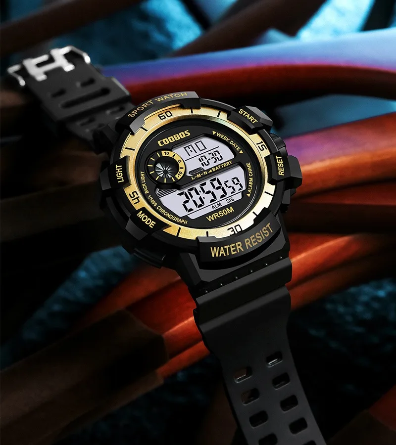 Multifunzione Sport Uomo Orologi da polso Digitale LED Luxury Brand Orologio luminoso Uomo 2025 Orologio creativo impermeabile Calendario Relojes