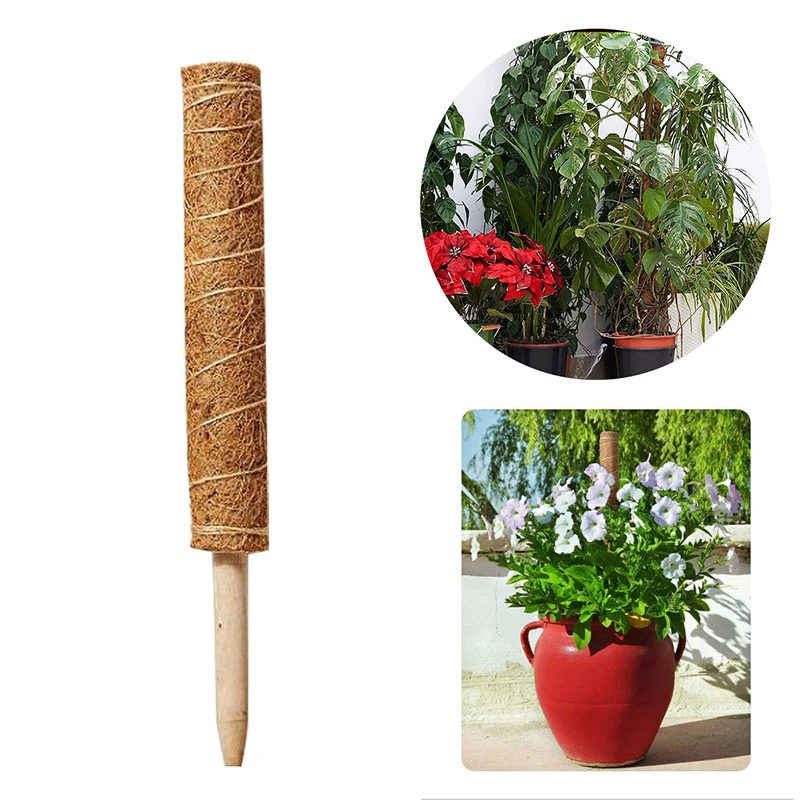 30cm/40cm Climbing Totem Pole Plant Support Indoor Climbing Plants Stake Sphagnum Moss