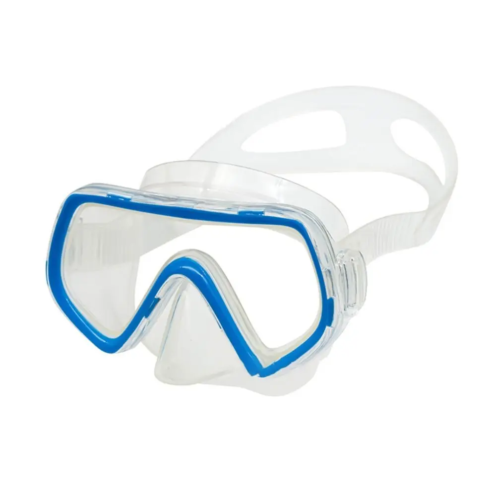 

PC Glass Kids Swim Goggles PVC Strap Anti Fog Child Diving Mask Wide View Vibrant Colors Snorkel Swimming Goggles 3-8Year Olds