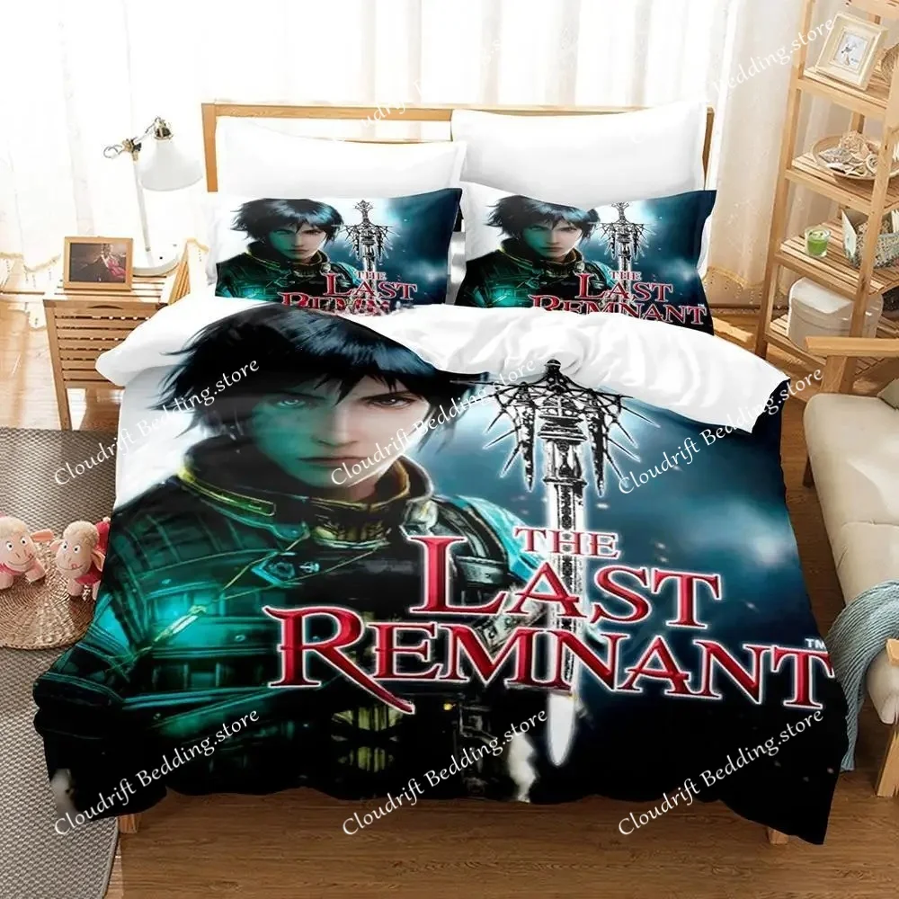 

Fashion 3d Print Game The Last Remnant Bedding Set Cartoon Anime three-piece Set Adult Kid Bedroom Duvet Cover Sets Home Textile