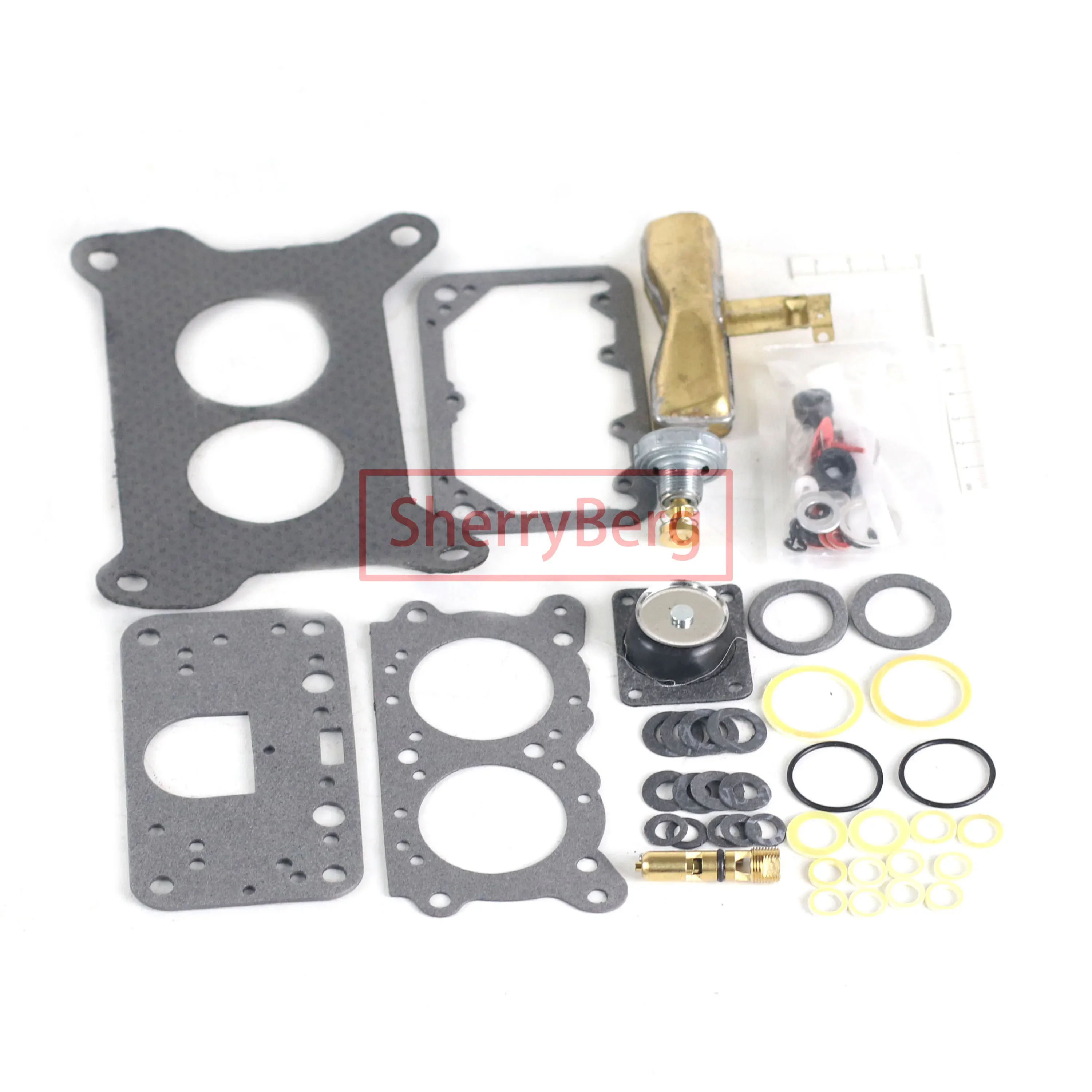 

SherryBerg прокладка карбюратора Набор для Holley 2300 2 цилиндр карбюратора ремонтный набор 500 CFM 4412 Новый латунный поплавок 15879 Новинка