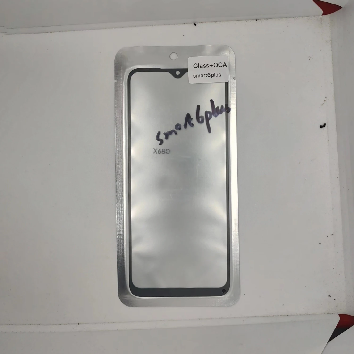 ل انفينيكس سمارت S4 S5 2 3 4 4C 5 6 7 8 9 HD Pro Plus Lite شاشة تعمل باللمس الزجاج الخارجي الأمامي + OCA